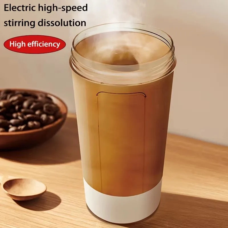 Portable electric blender cup with high-speed stirring mixing coffee drink